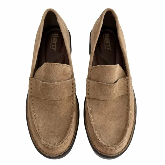Born Celeste Suede Lug Sole Loafers Women’s Size 7M - Picture 4 of 16